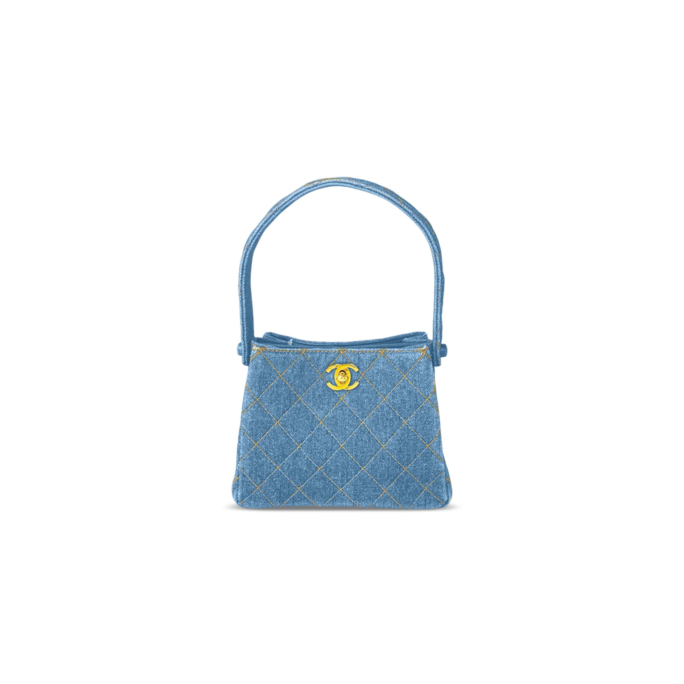 CHANEL DENIM HANDBAG (18*13*7cm)